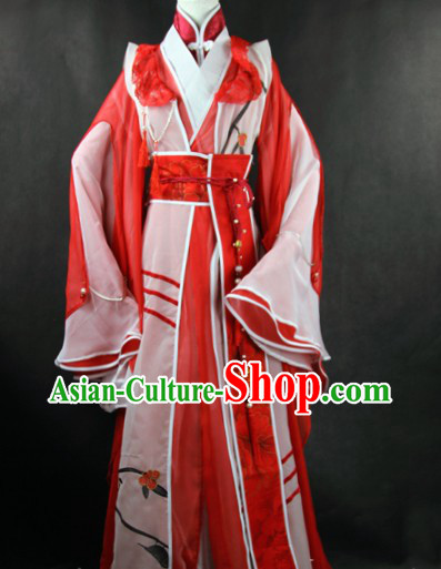 Ancient Chinese Legend Bai Nan Zhu Hierarch Costumes for Men