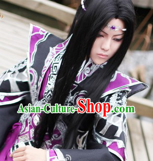 Ancient Chinese Long Wig for Men