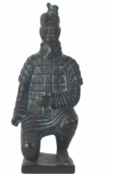 Chinese Terra Cotta Kneeling Archer