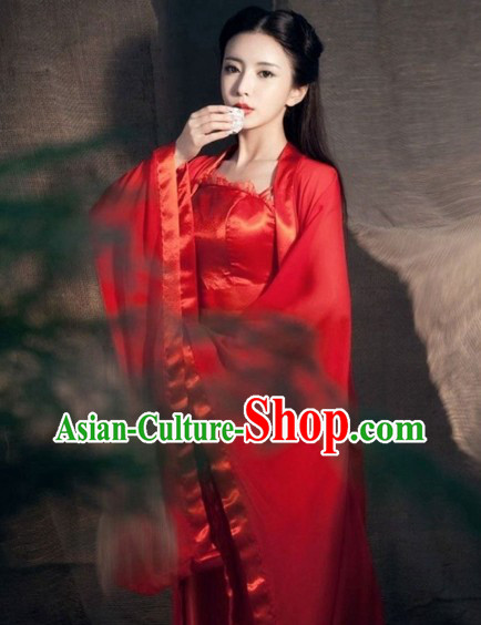 Dragon Lady Xiao Long Nv Red Costume for Women