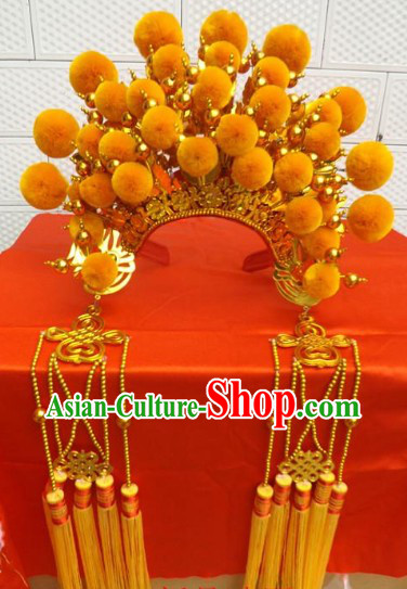 Traditional Chinese Gold Phoenix Coronet for Women