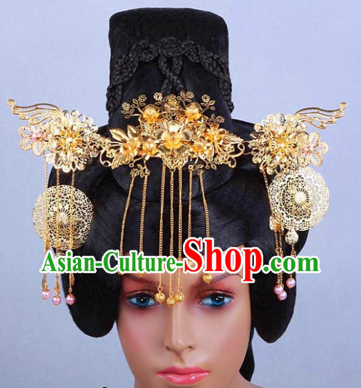 Ancient Chinese Imperial Palace Princess Wig and Hair Accessories
