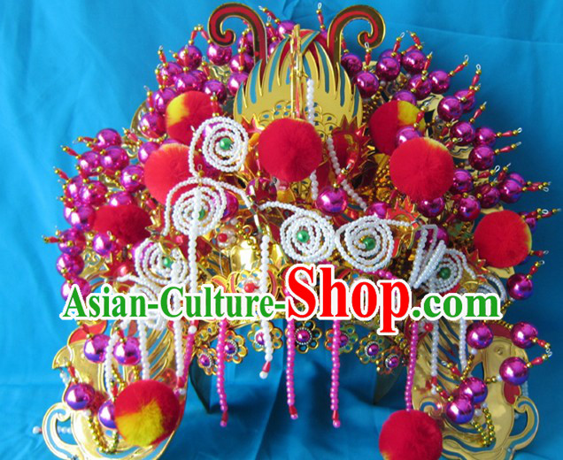 Traditional Chinese Opera Da Feng Guan Big Phoenix Coronet Crown