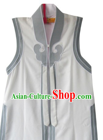 Traditional Chinese Opera White Cloud Jacket