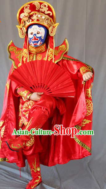 Magical Mask Changing Performance Costumes Complete Set for Men