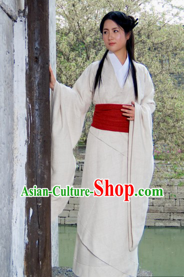 Ancient Chinese Wide Sleeves Hanfu Clothing for Women