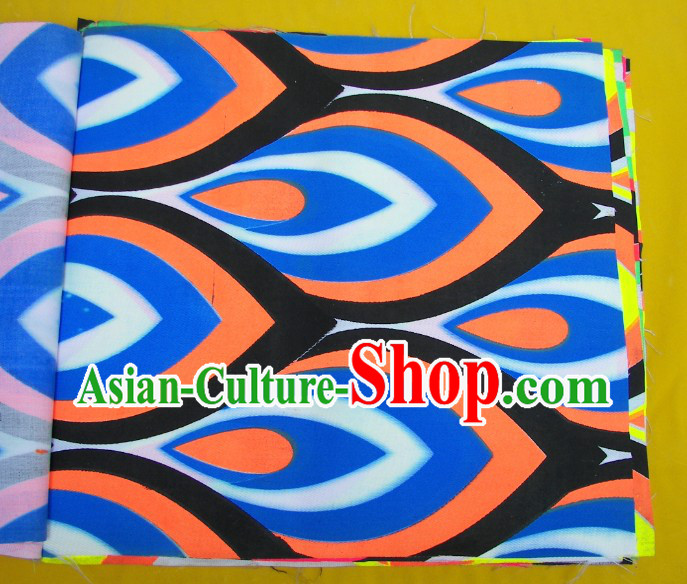 Orange Blue Black Ultra Violet Phoenix Eyes Dragon Dance Costume Complete Set