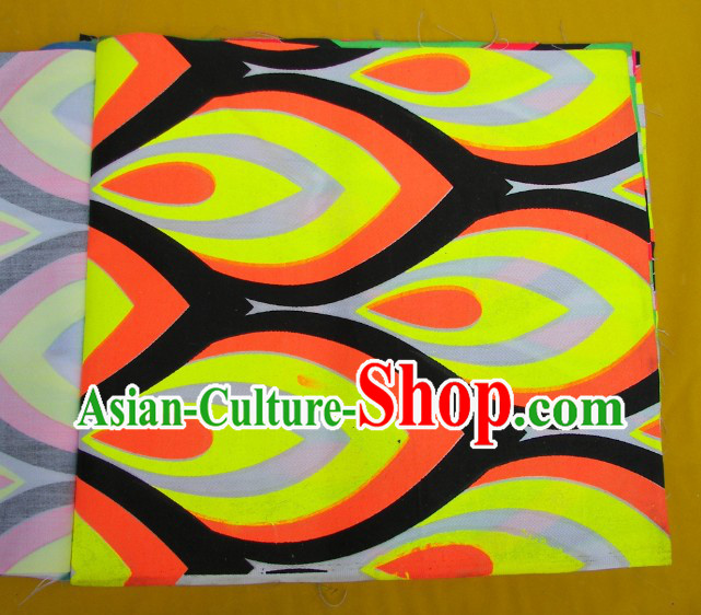 Yellow Orange Black Ultra Violet Phoenix Eyes Dragon Dance Costumes Complete Set