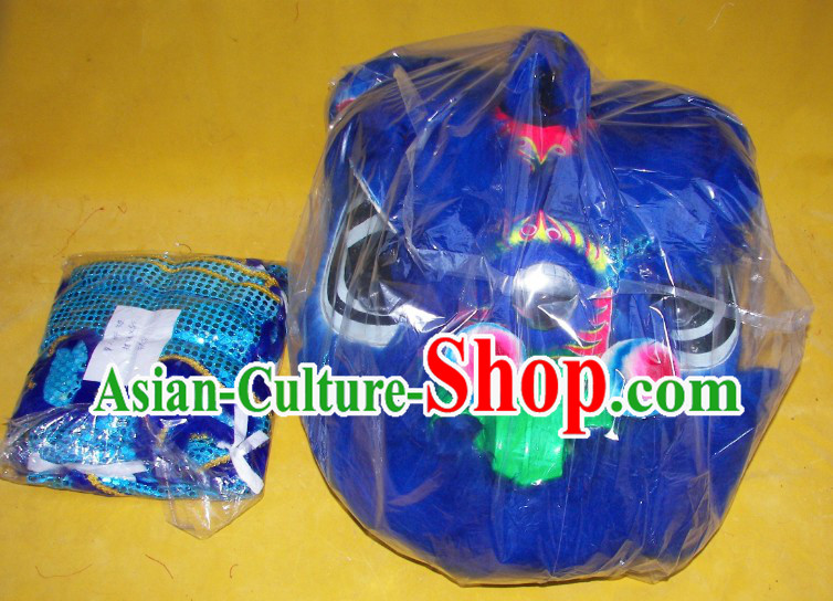 Blue Color One Person Children Size Lion Dance Costumes for Children