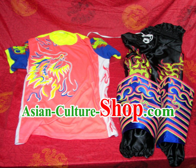 Luminous Dragon Dancer T-shirt Pants and Legs Wrappings