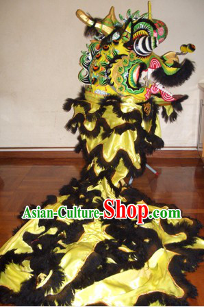 Traditional Chinese Lunar New Year Celebration Kylin Dance Costumes Complete Set