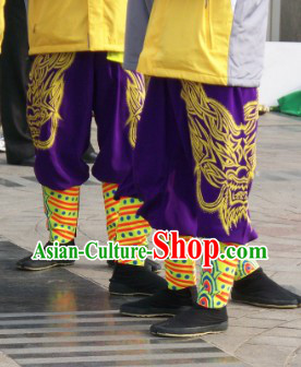 Dragon Dancer Pants and Legs Wrappings