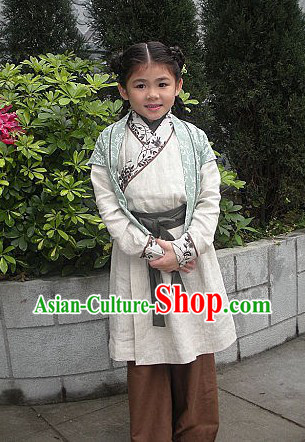 Ancient Traditional Chinese Hanfu Clothing for Kids