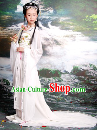 Ancient Chinese Tang Dynasty Princess Clothing for Girls