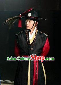 Lee Jun Ki Arang and the Magistrate Korean Hanbok Clothing and Hat Complete Set for Men