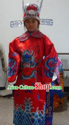 Chinese New Year Cai Shen Ye Fairytale God of Wealth Costumes for Children