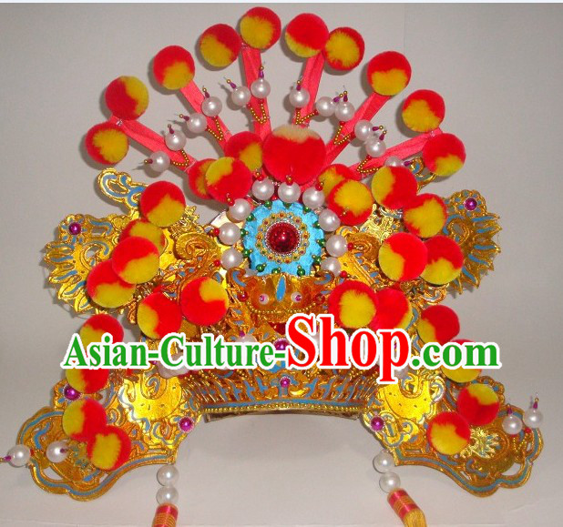 Traditional Chinese Peking Beijing Opera Hat Headwear for Men