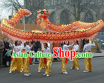 Professional Luminous Dragon Dance Championship Costumes Complete Set