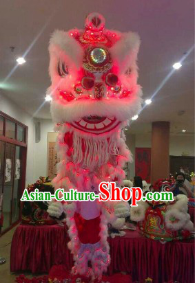 Batteries Powered Luminous LED Lights Lion Dance Equipments Complete Set