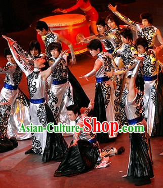 Chinese Folk Ethnic Dance Costumes for Men