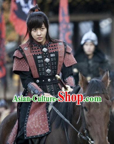 Ancient Korean General Armor Costumes Complete Set