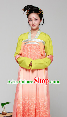 Chinese Classical Guzhuang Female Garment Complete Set