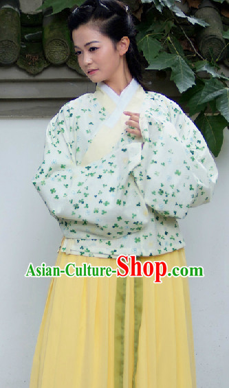 Ancient Chinese Ming Dynasty Garment Complete Set for Women