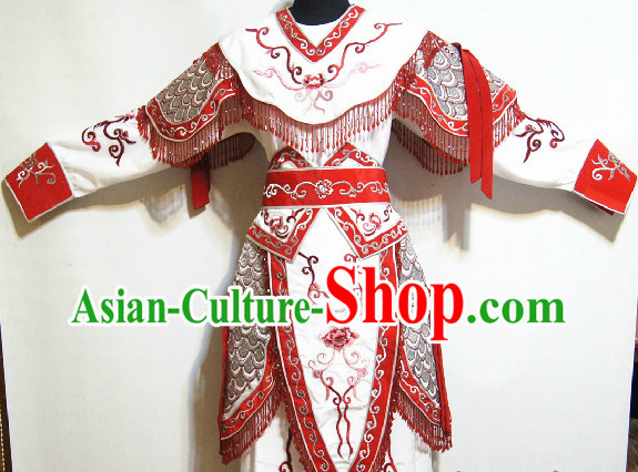 Chinese Traditional Hua Mulan Armor Costumes for Women
