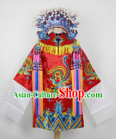 Ancient Chinese Beijing Opera Phoenix Coronet for Kids