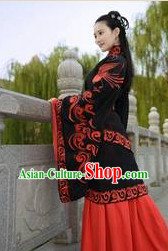 Ancient Chinese Hanfu Clothes Complete Set for Women