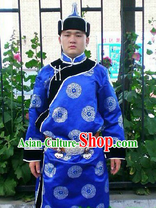 Mongolian Prince Clothing and Hat Complete Set