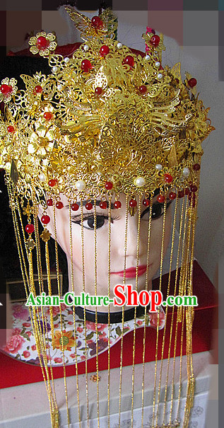 Handmade Chinese Classical Wedding Phoenix Coronet