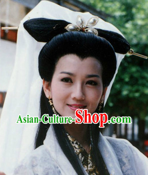 Ancient Chinese Fairy Long Wig and Headwear
