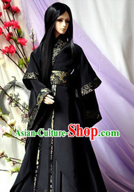 Black Hanfu Costumes Complete Set for Men