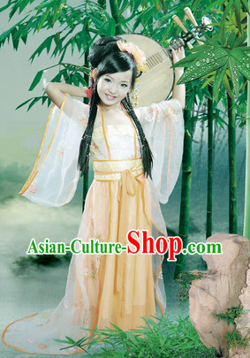 Traditional Chinese Dance Costumes for Kids