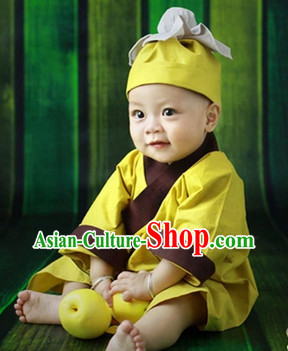 Yellow Uniform and Headwear Complete Set for Children