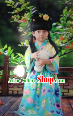 Chinese Traditional Hanfu Dresses for Kids