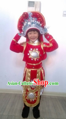 Chinese Legend Character Hua Mulan Heroine Costumes for Students