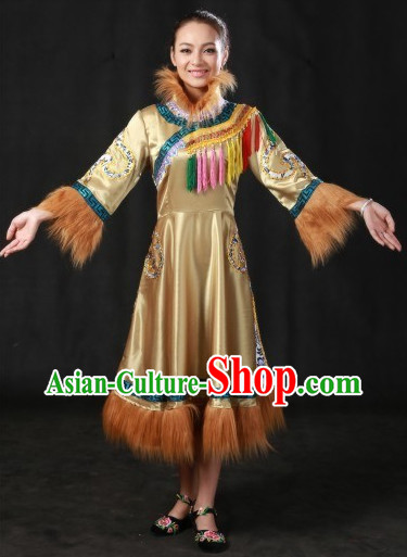 Ewenki Ethnic People Costumes for Women