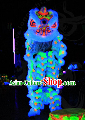 Luminous Lion Dance Head and Body Costumes Complete Set