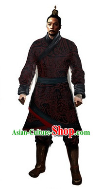 Chinese Han Traditional Outfit Complete Set for Men