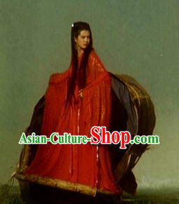 Red Chinese Traditional Wedding Dresses Complete Set for Women