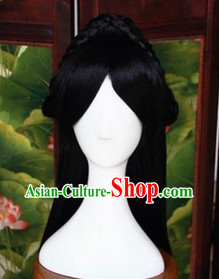 Ancient Chinese Beauty Long Black Wig