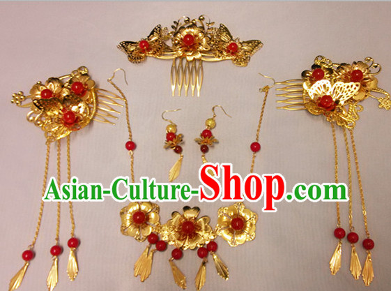 Handmade Traditional Wedding Hair Jewelry Complete Set