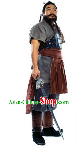 Ancient Korean Hero Armor Costumes Complete Set for Men