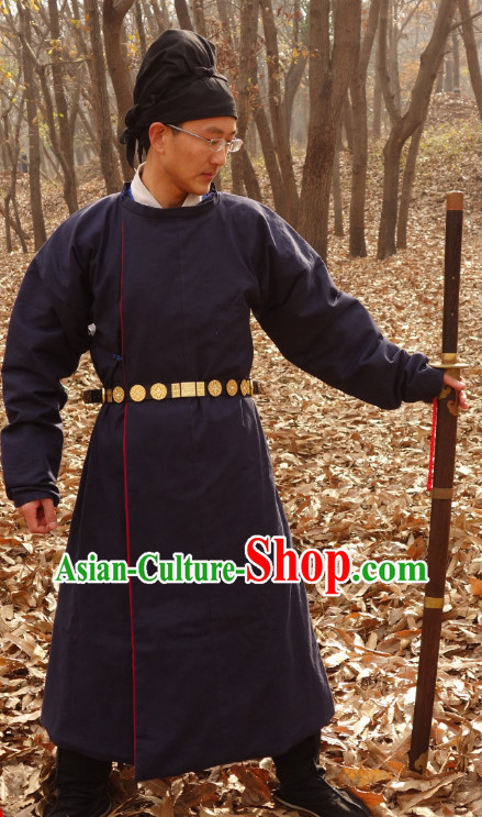 Ancient Tang Dynasty Hanzhuang Yuanlingshan Attire for Men