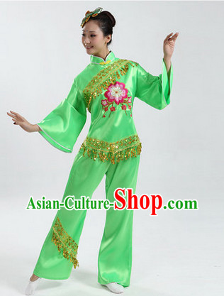 Traditional Asian Dance Costume Complete Set for Women