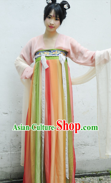 Tang Dynasty Traditional Clothes for Girls