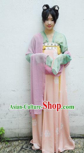 Tang Dynasty Traditional Dresses for Girls