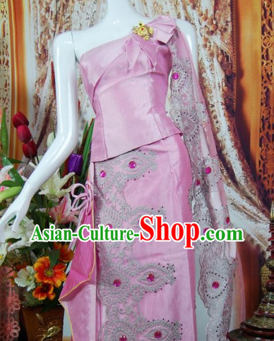 Southeast Asia Traditional Evening Dress for Women